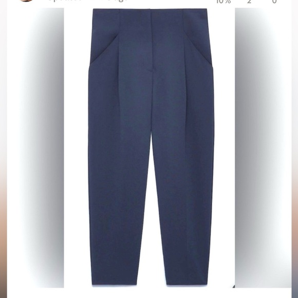 Aritzia Wilfred Chambery navy blue pant - Picture 1 of 12